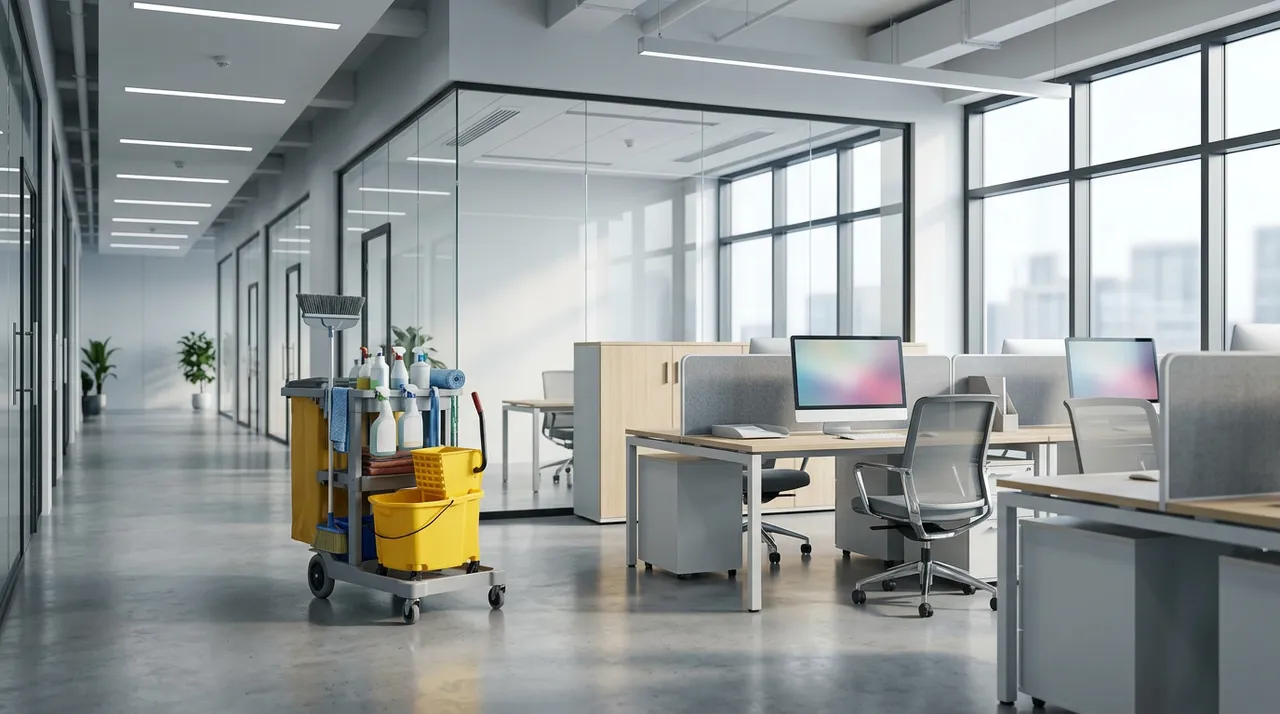 Comparison of post construction deep cleaning and regular commercial janitorial cleaning